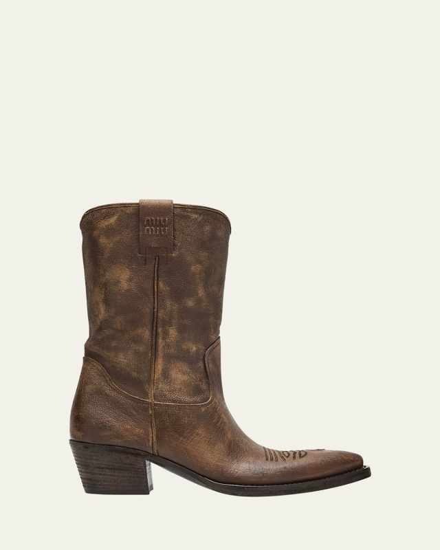 Campero Leather Cowboy Boots